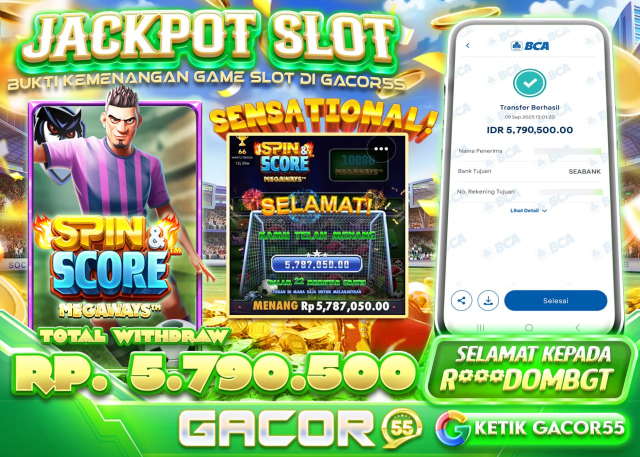 R***DOMBGT JACKPOT SPIN SCORE Rp.5.790.500 - LUNAS