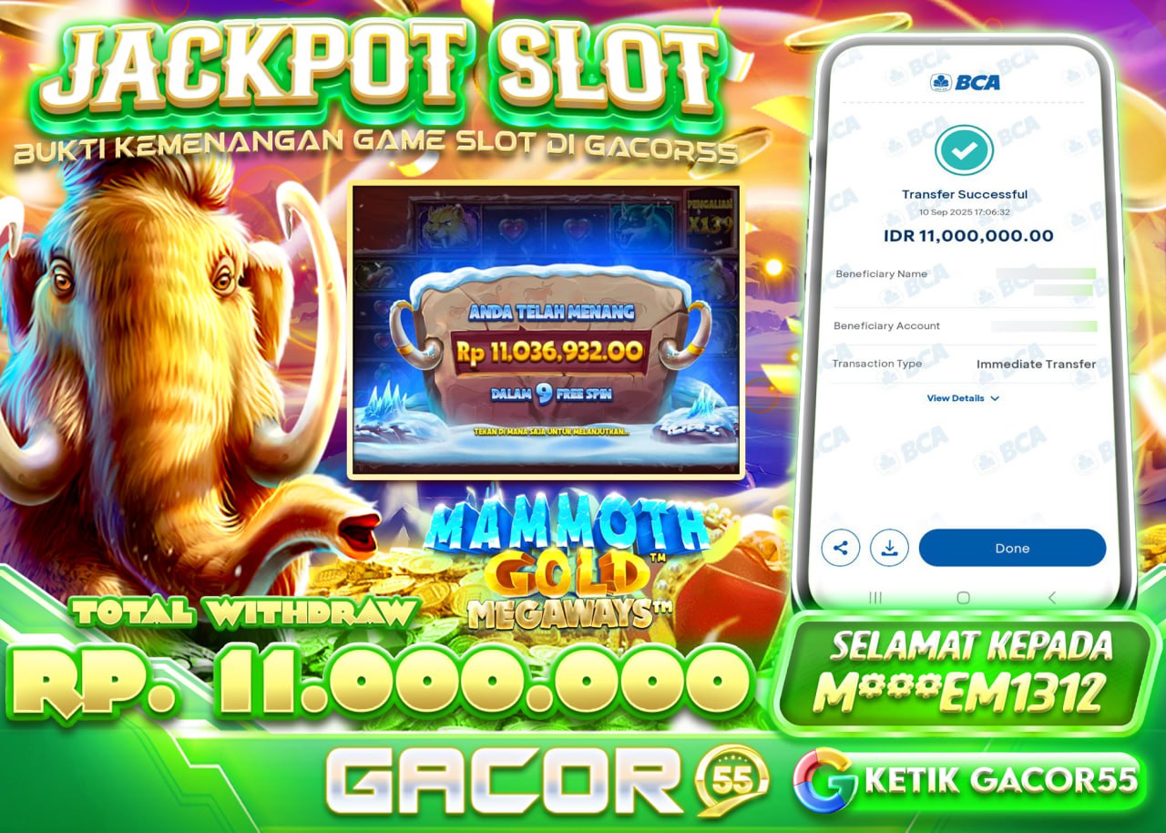 M***EM1312  JACKPOT MAMMOTH GOLD Rp.11.000.000 - LUNAS