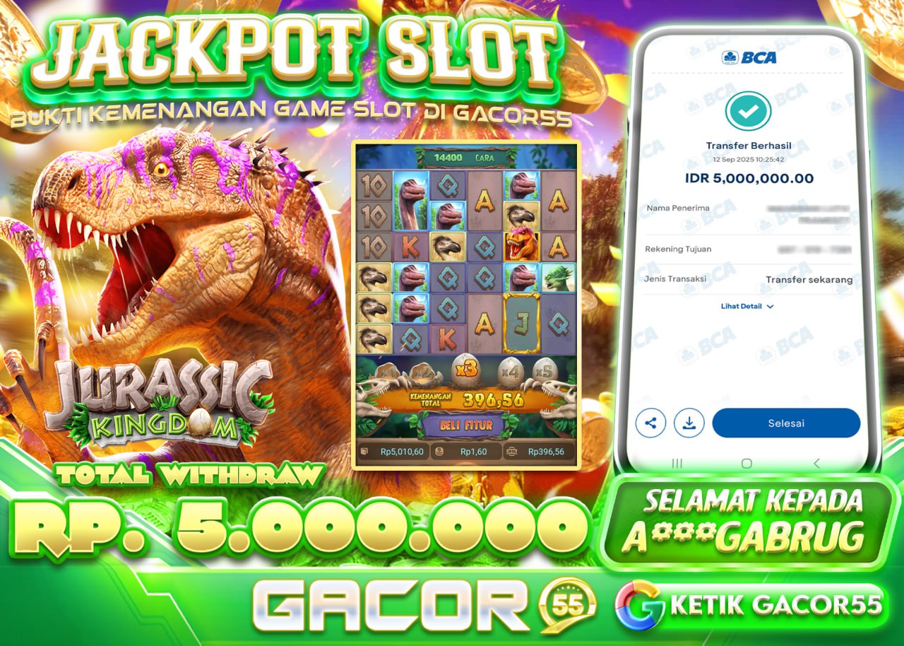 A***GABRUG JACKPOT JURASSIC KINGDOM Rp.5.000.000 - LUNAS