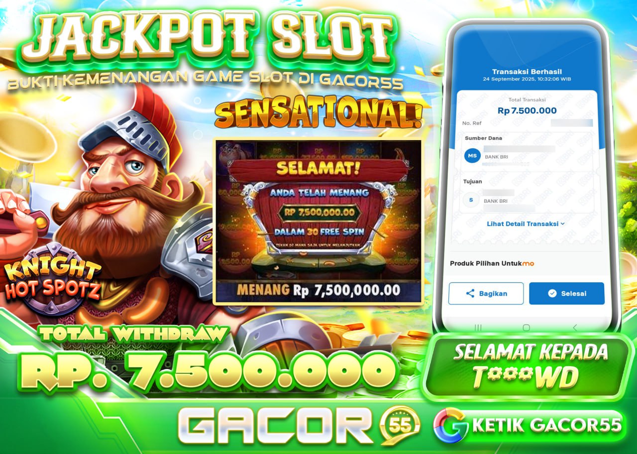 T***WD JACKPOT KNIGHT HOT SPOTZ Rp.7.500.000 - LUNAS