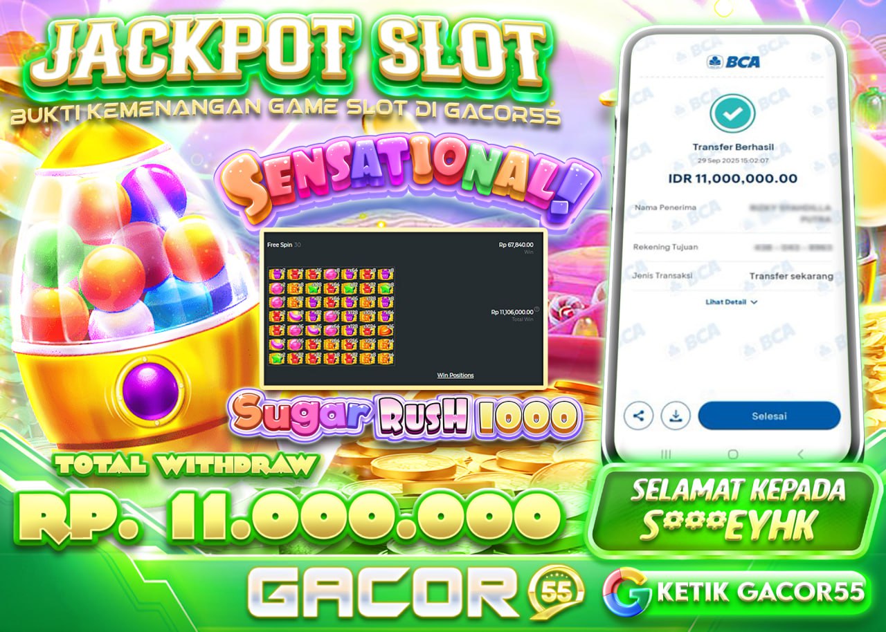 S***EYHK JACKPOT SUGAR RUSH 1000 Rp.11.000.000 - LUNAS