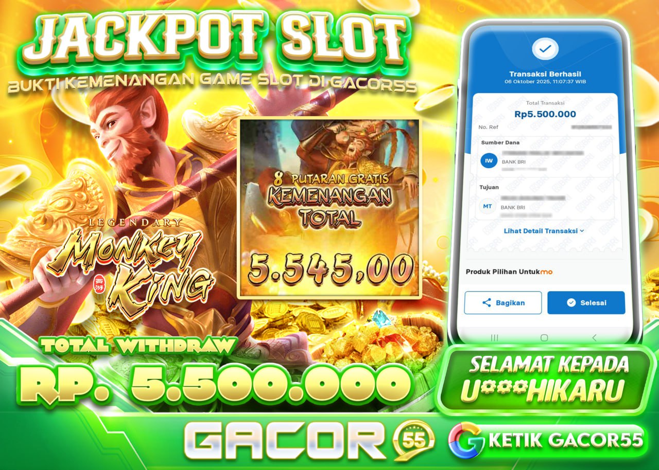 U***HIKARU JACKPOT MONKEY KING Rp.5.500.000 - LUNAS