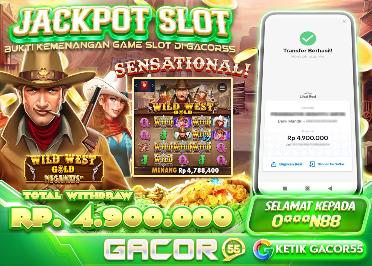 O***N88 JACKPOT WILD WEST GOLD Rp.4.900.000 - LUNAS