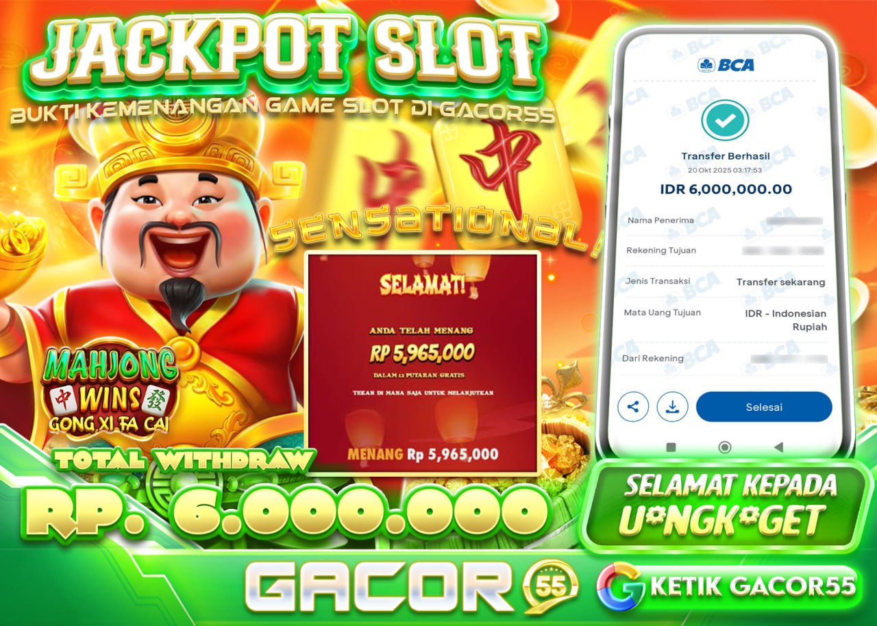 U*NGK*GET JACKPOT MAHJONG WINS Rp.6.000.000 - LUNAS
